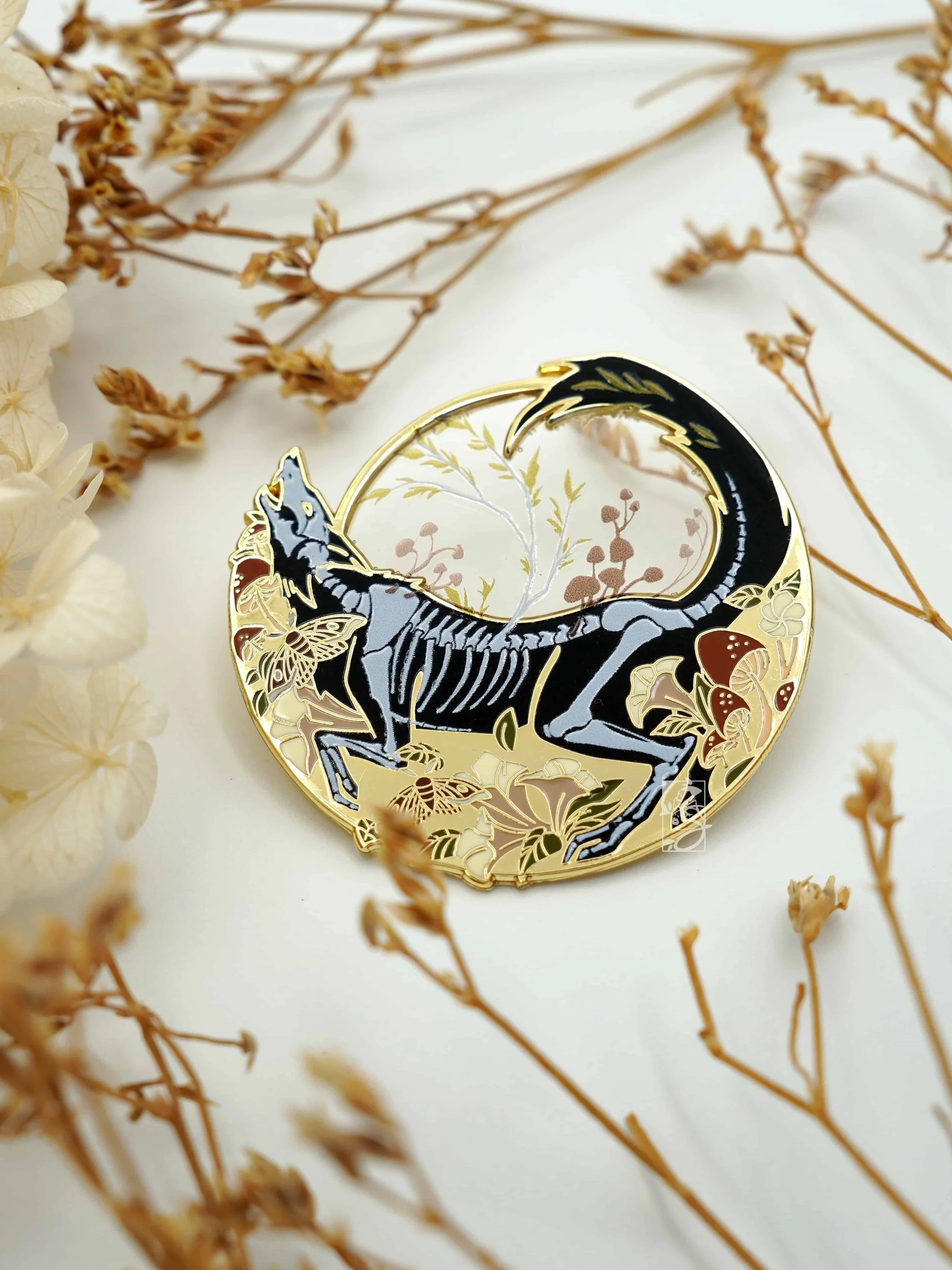 Memento Mori Premium Pin | Saiyre Illustration and Design